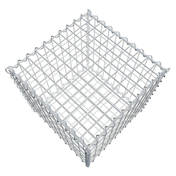 Gabiona Gabione (50 x 50 x 50 cm, Metall, Maschenbreite: 50 mm, Maschenhöhe: 100 mm) | BAUHAUS