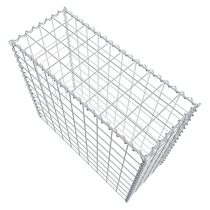 Gabiona Gabione Typ 3 (Zum Anbau in der Höhe, 100 x 40 x 90 cm, Stahl, Maschenbreite: 100 mm, Maschenhöhe: 100 mm, Spirale) | BAUHAUS