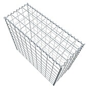 Gabiona Gabione Typ 3 (Zum Anbau in der Höhe, 100 x 40 x 90 cm, Stahl, Maschenbreite: 100 mm, Maschenhöhe: 100 mm, Spirale) | BAUHAUS