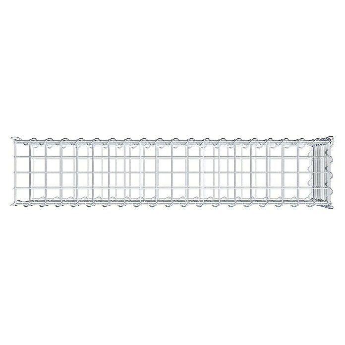 Gabiona Gabione Typ 2 (Zum Anbau in der Länge, 100 x 20 x 40 cm, Stahl, Maschenbreite: 50 mm, Maschenhöhe: 50 mm, Spirale) | BAUHAUS