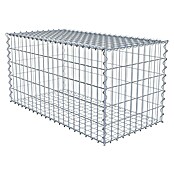 Gabiona Gabione (100 x 50 x 50 cm, Metall, Maschenbreite: 50 mm, Maschenhöhe: 100 mm) | BAUHAUS
