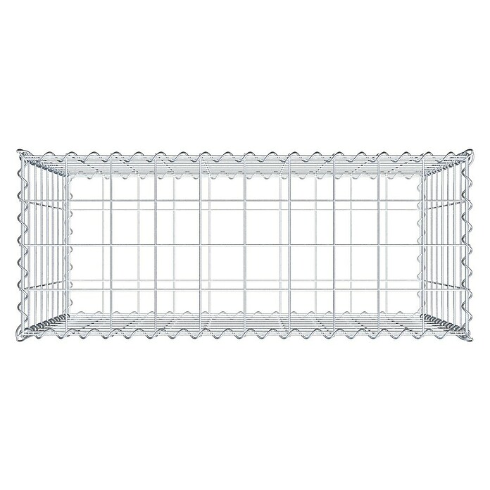 Gabiona Gabione (100 x 40 x 80 cm, Metall, Maschenbreite: 100 mm, Maschenhöhe: 100 mm) | BAUHAUS