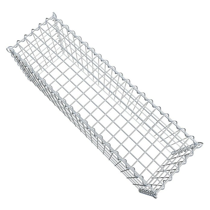 Gabiona Gabione Typ 3 (Zum Anbau in der Höhe, 100 x 30 x 40 cm, Stahl, Maschenbreite: 50 mm, Maschenhöhe: 100 mm, Spirale) | BAUHAUS