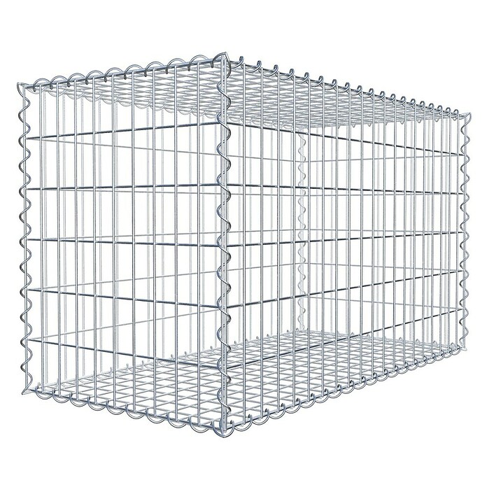 Gabiona Gabione (100 x 50 x 60 cm, Metall, Maschenbreite: 50 mm, Maschenhöhe: 100 mm) | BAUHAUS