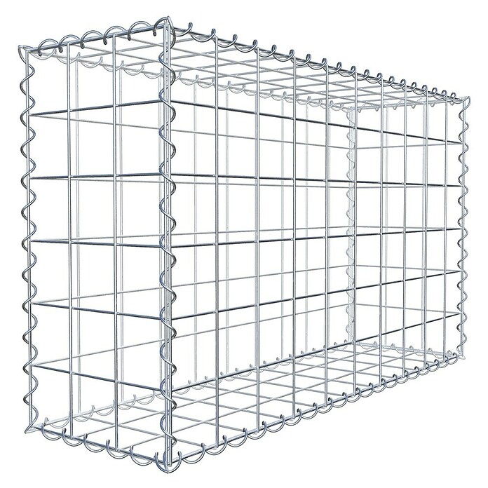Gabiona Gabione (100 x 30 x 60 cm, Metall, Maschenbreite: 100 mm, Maschenhöhe: 100 mm) | BAUHAUS