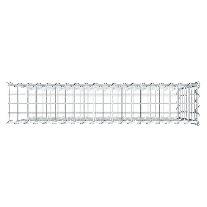Gabiona Gabione Typ 2 (Zum Anbau in der Länge, 100 x 20 x 80 cm, Stahl, Maschenbreite: 50 mm, Maschenhöhe: 100 mm, Spirale) | BAUHAUS