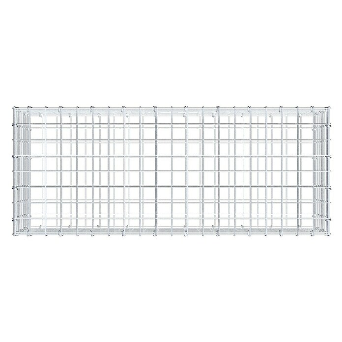 Gabiona Gabione (100 x 40 x 30 cm, Stahl, Maschenbreite: 50 mm, Maschenhöhe: 50 mm, C-Ring) | BAUHAUS