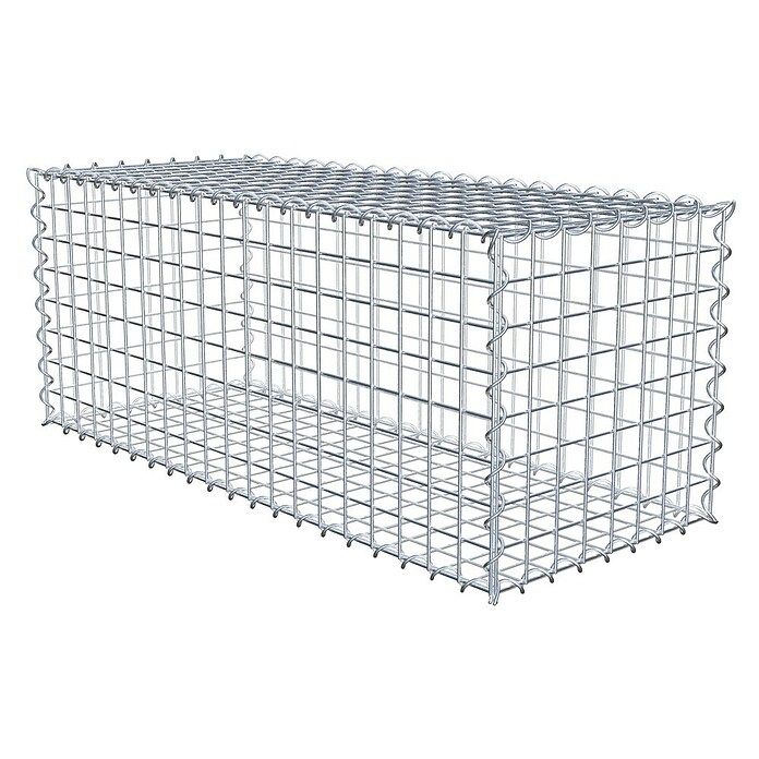 Gabiona Gabione (100 x 40 x 40 cm, Metall, Maschenbreite: 50 mm, Maschenhöhe: 50 mm) | BAUHAUS