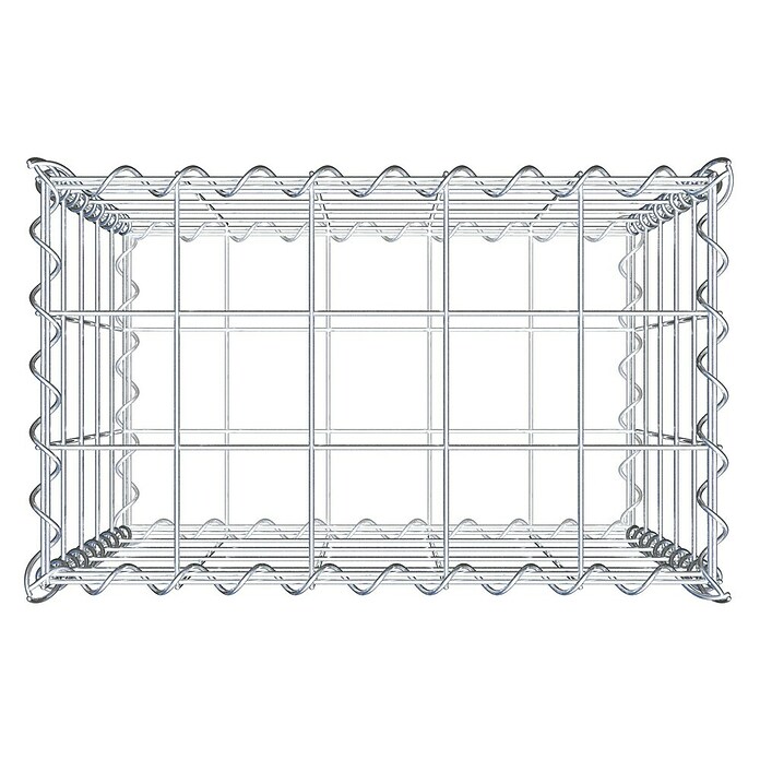 Gabiona Gabione (50 x 30 x 50 cm, Metall, Maschenbreite: 100 mm, Maschenhöhe: 100 mm) | BAUHAUS