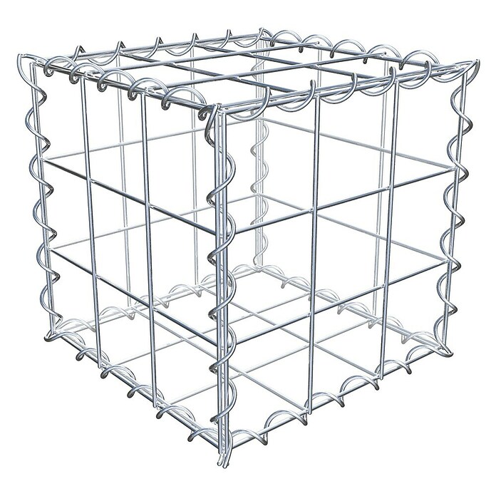 Gabiona Gabione (30 x 30 x 30 cm, Metall, Maschenbreite: 100 mm, Maschenhöhe: 100 mm) | BAUHAUS