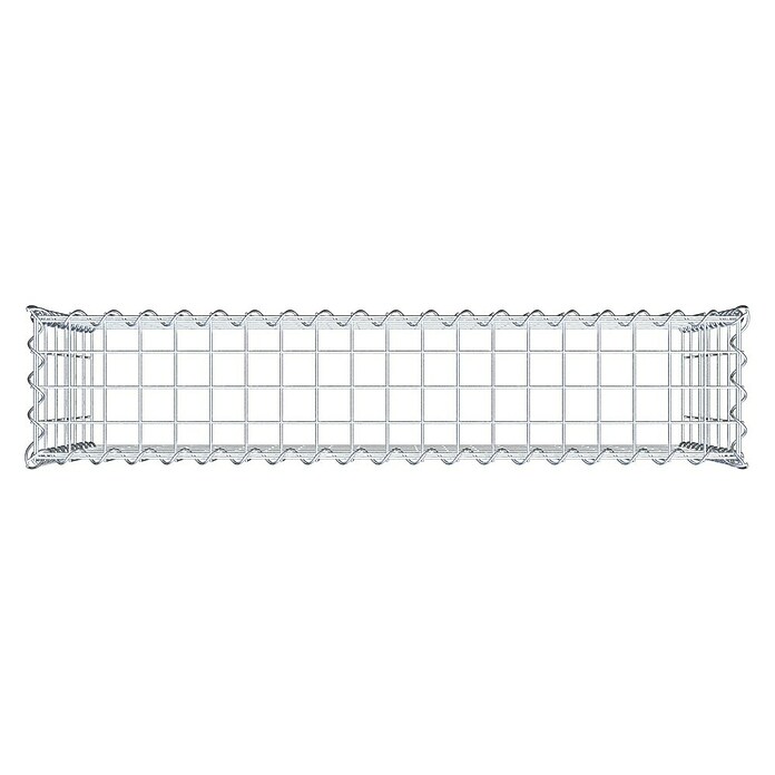 Gabiona Gabione Typ 3 (Zum Anbau in der Höhe, 100 x 20 x 60 cm, Stahl, Maschenbreite: 50 mm, Maschenhöhe: 100 mm) | BAUHAUS