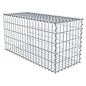 Gabiona Gabione Typ 2 (Zum Anbau in der Länge, 100 x 40 x 50 cm, Stahl, Maschenbreite: 50 mm, Maschenhöhe: 100 mm, Spirale) | BAUHAUS