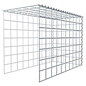 Gabiona Gabione Typ 4 (Zum Anbau in Länge & Höhe, 100 x 50 x 70 cm, Stahl, Maschenbreite: 100 mm, Maschenhöhe: 100 mm, Spirale) | BAUHAUS