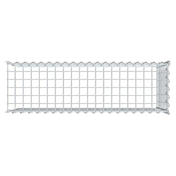Gabiona Gabione Typ 4 (Zum Anbau in Länge & Höhe, 100 x 30 x 50 cm, Stahl, Maschenbreite: 50 mm, Maschenhöhe: 50 mm, Spirale) | BAUHAUS
