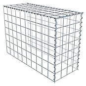 Gabiona Gabione Typ 4 (Zum Anbau in Länge & Höhe, 100 x 40 x 70 cm, Stahl, Maschenbreite: 100 mm, Maschenhöhe: 100 mm, Spirale) | BAUHAUS
