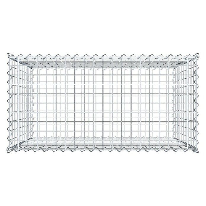 Gabiona Gabione (100 x 50 x 100 cm, Metall, Maschenbreite: 50 mm, Maschenhöhe: 100 mm) | BAUHAUS