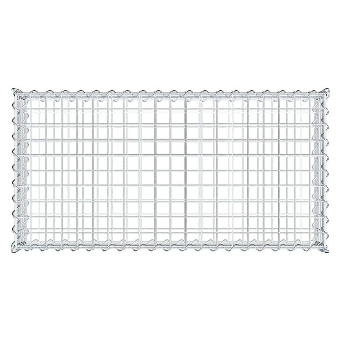 Gabiona Gabione (100 x 50 x 20 cm, Metall, Maschenbreite: 50 mm, Maschenhöhe: 50 mm) | BAUHAUS