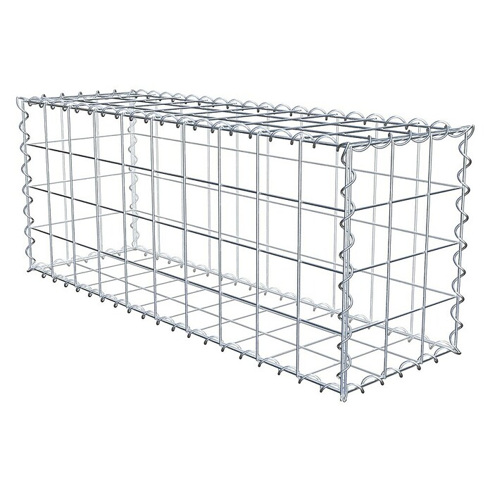 Gabiona Gabione (100 x 30 x 40 cm, Metall, Maschenbreite: 100 mm, Maschenhöhe: 100 mm) | BAUHAUS