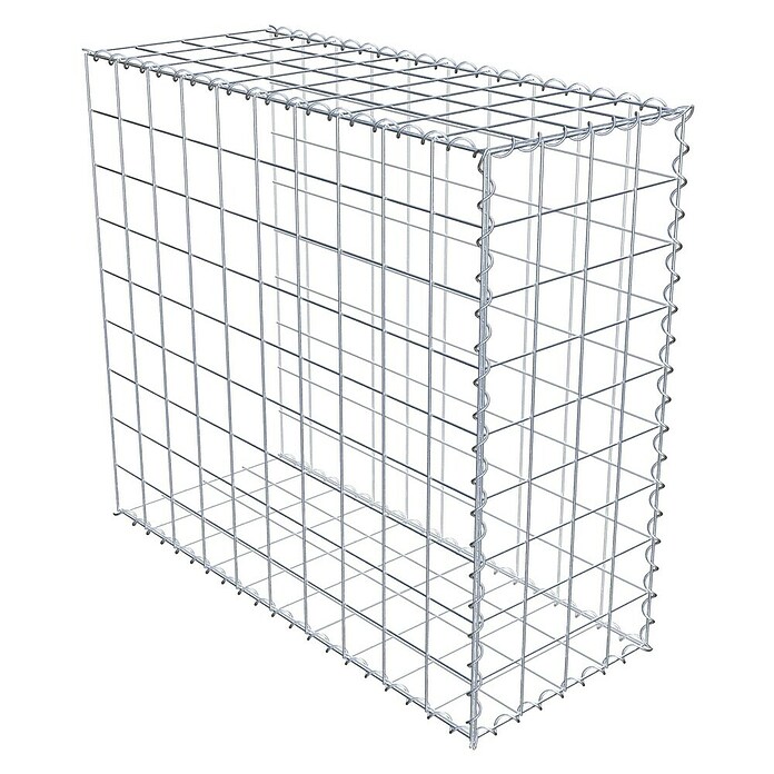 Gabiona Gabione Typ 2 (Zum Anbau in der Länge, 100 x 40 x 90 cm, Stahl, Maschenbreite: 100 mm, Maschenhöhe: 100 mm, Spirale) | BAUHAUS
