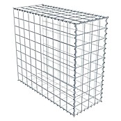 Gabiona Gabione Typ 2 (Zum Anbau in der Länge, 100 x 40 x 90 cm, Stahl, Maschenbreite: 100 mm, Maschenhöhe: 100 mm, Spirale) | BAUHAUS