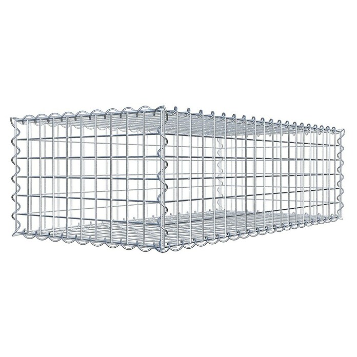 Gabiona Gabione (100 x 50 x 30 cm, Metall, Maschenbreite: 50 mm, Maschenhöhe: 50 mm) | BAUHAUS