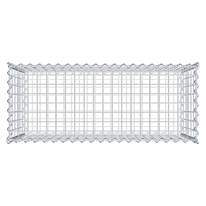 Gabiona Gabione (100 x 40 x 60 cm, Metall, Maschenbreite: 50 mm, Maschenhöhe: 100 mm) | BAUHAUS