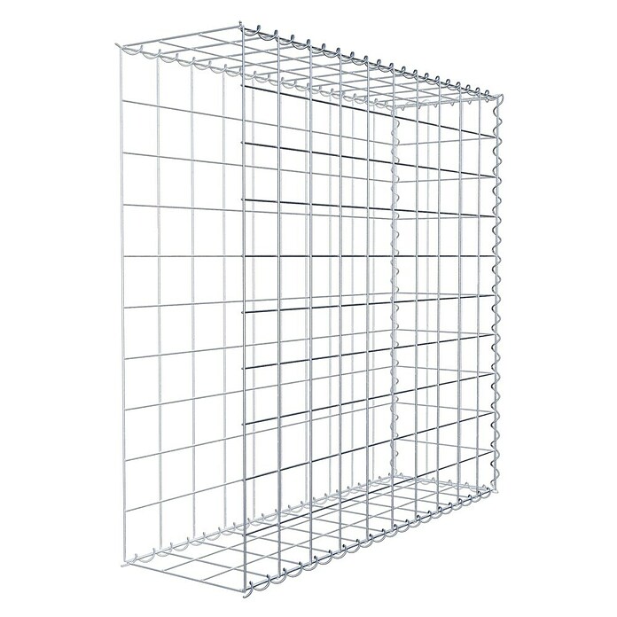 Gabiona Gabione Typ 2 (Zum Anbau in der Länge, 100 x 30 x 100 cm, Stahl, Maschenbreite: 100 mm, Maschenhöhe: 100 mm, Spirale) | BAUHAUS