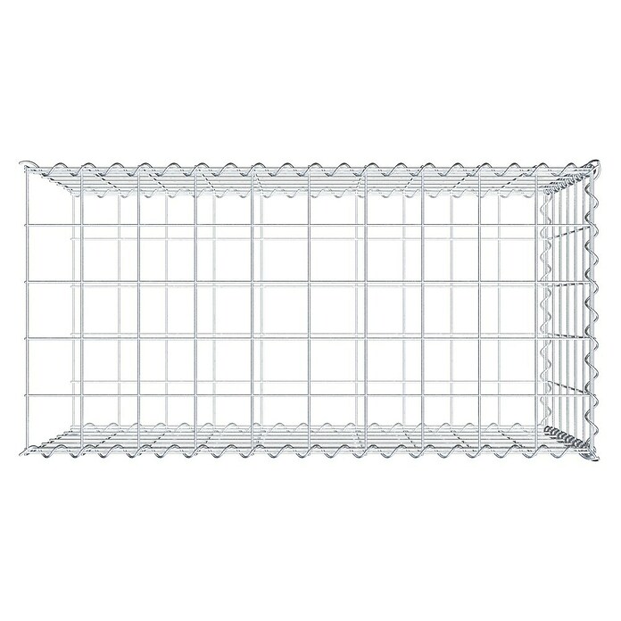 Gabiona Gabione Typ 2 (Zum Anbau in der Länge, 100 x 50 x 60 cm, Stahl, Maschenbreite: 100 mm, Maschenhöhe: 100 mm, Spirale) | BAUHAUS