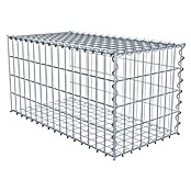 Gabiona Gabione Typ 2 (Zum Anbau in der Länge, 80 x 40 x 40 cm, Stahl, Maschenbreite: 50 mm, Maschenhöhe: 100 mm, Spirale) | BAUHAUS