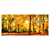 Impresión artística Otoño (Naturaleza otoñal, 145 x 65 cm)