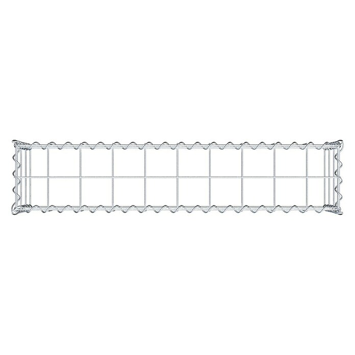 Gabiona Gabione Typ 3 (100 x 20 x 30 cm, Maschenbreite: 100 mm, Maschenhöhe: 100 mm, Spirale, Zum Anbau in der Höhe) | BAUHAUS