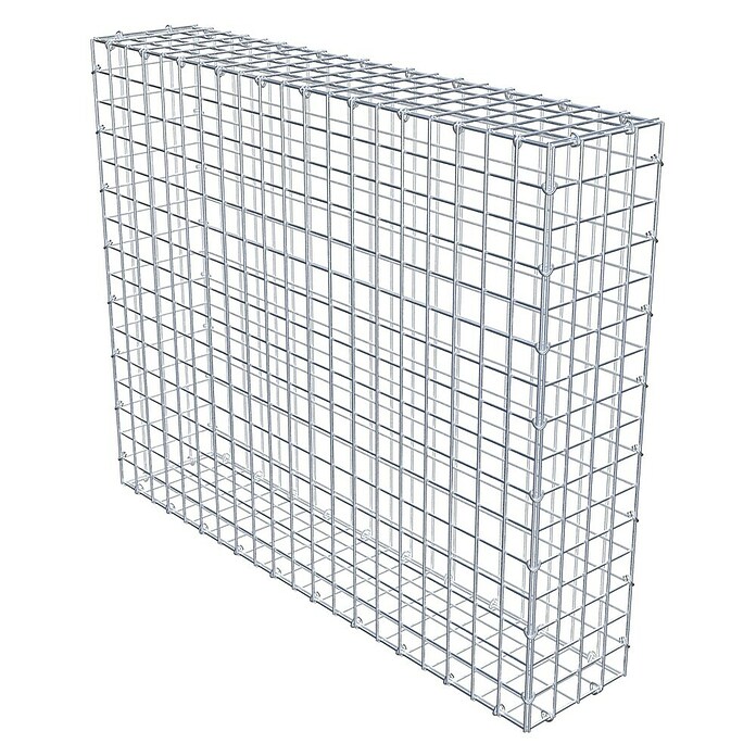 Gabiona Gabione (100 x 20 x 80 cm, Stahl, Maschenbreite: 50 mm, Maschenhöhe: 50 mm) | BAUHAUS
