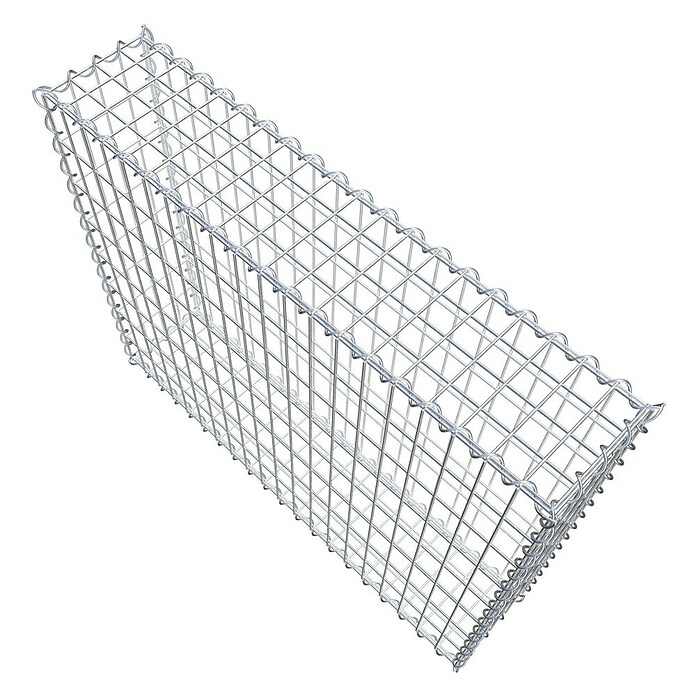 Gabiona Gabione (100 x 20 x 80 cm, Metall, Maschenbreite: 50 mm, Maschenhöhe: 100 mm) | BAUHAUS
