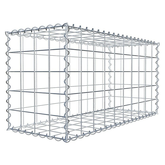 Gabiona Gabione (100 x 40 x 50 cm, Metall, Maschenbreite: 100 mm, Maschenhöhe: 100 mm) | BAUHAUS