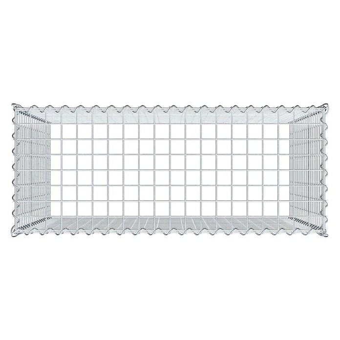 Gabiona Gabione Typ 3 (Zum Anbau in der Höhe, 100 x 40 x 90 cm, Stahl, Maschenbreite: 50 mm, Maschenhöhe: 50 mm, Spirale) | BAUHAUS