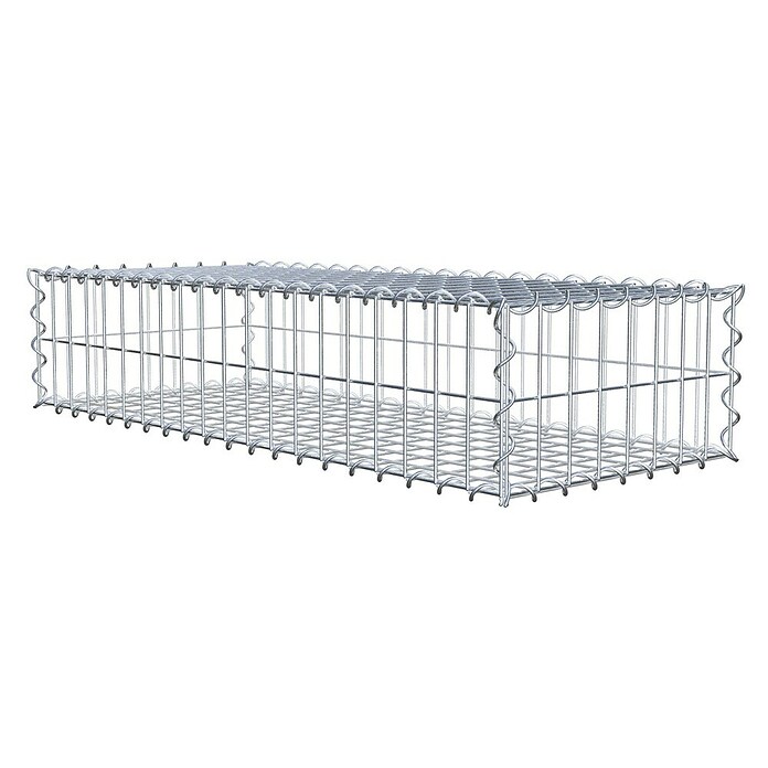 Gabiona Gabione (100 x 40 x 20 cm, Metall, Maschenbreite: 50 mm, Maschenhöhe: 100 mm) | BAUHAUS