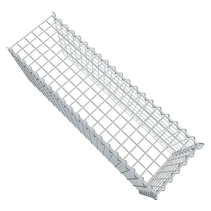 Gabiona Gabione Typ 4 (Zum Anbau in Länge & Höhe, 100 x 30 x 40 cm, Stahl, Maschenbreite: 50 mm, Maschenhöhe: 50 mm, Spirale) | BAUHAUS