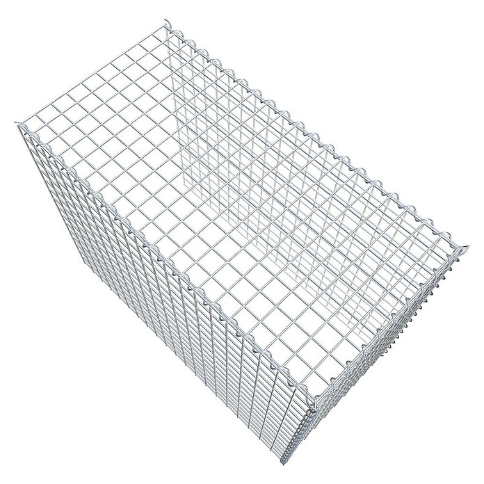 Gabiona Gabione Typ 4 (Zum Anbau in Länge & Höhe, 100 x 50 x 80 cm, Stahl, Maschenbreite: 50 mm, Maschenhöhe: 50 mm, Spirale) | BAUHAUS