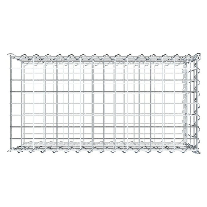 Gabiona Gabione Typ 2 (Zum Anbau in der Länge, 80 x 40 x 40 cm, Stahl, Maschenbreite: 50 mm, Maschenhöhe: 100 mm, Spirale) | BAUHAUS