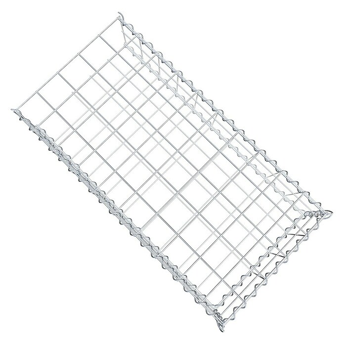 Gabiona Gabione Typ 2 (Zum Anbau in der Länge, 100 x 50 x 20 cm, Stahl, Maschenbreite: 100 mm, Maschenhöhe: 100 mm, Spirale) | BAUHAUS