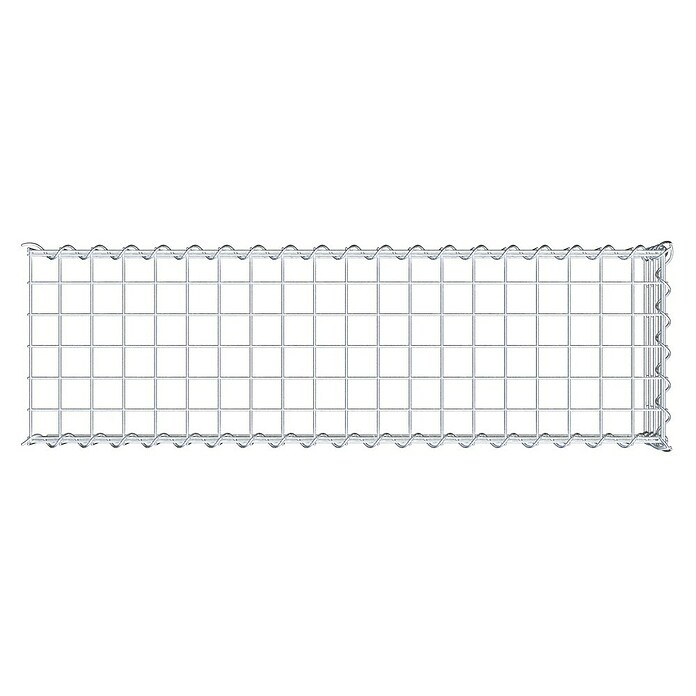 Gabiona Gabione Typ 4 (Zum Anbau in Länge & Höhe, 100 x 30 x 20 cm, Stahl, Maschenbreite: 50 mm, Maschenhöhe: 50 mm, Spirale) | BAUHAUS