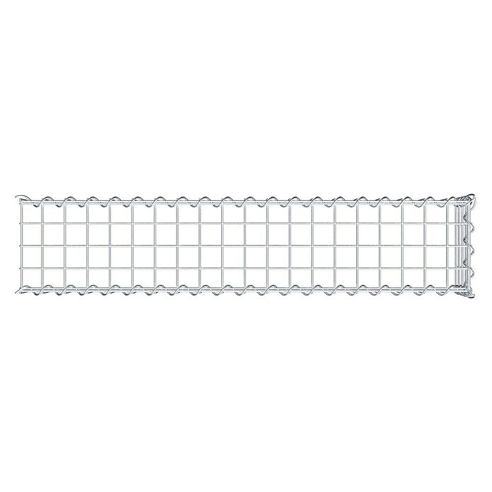 Gabiona Gabione Typ 4 (Zum Anbau in Länge & Höhe, 100 x 20 x 20 cm, Stahl, Maschenbreite: 50 mm, Maschenhöhe: 50 mm, Spirale) | BAUHAUS