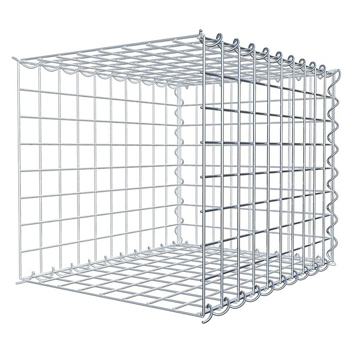 Gabiona Gabione Typ 2 (Zum Anbau in der Länge, 50 x 40 x 40 cm, Stahl, Maschenbreite: 50 mm, Maschenhöhe: 50 mm, Spirale) | BAUHAUS