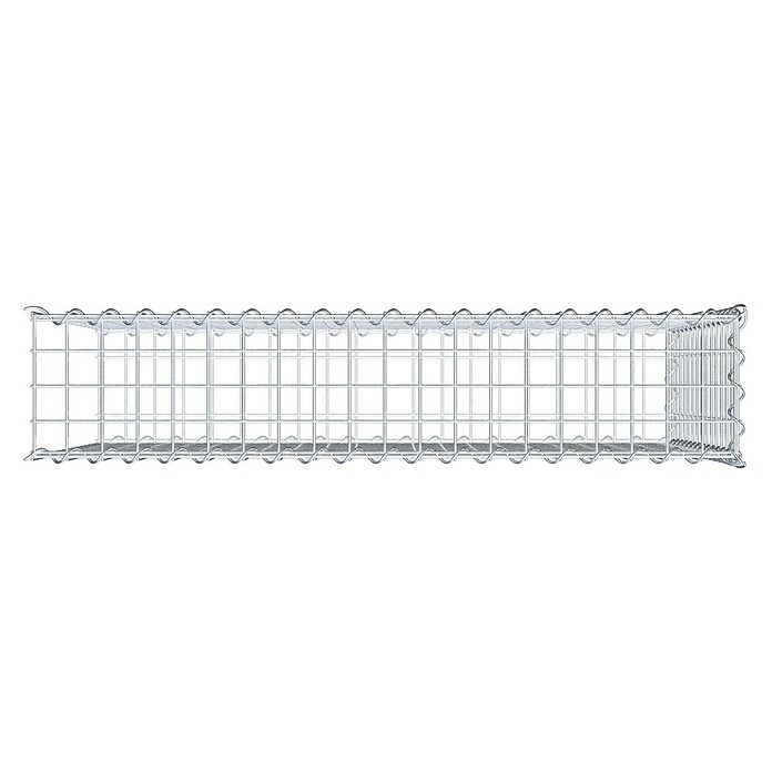 Gabiona Gabione Typ 2 (Zum Anbau in der Länge, 100 x 20 x 70 cm, Stahl, Maschenbreite: 50 mm, Maschenhöhe: 50 mm, Spirale) | BAUHAUS