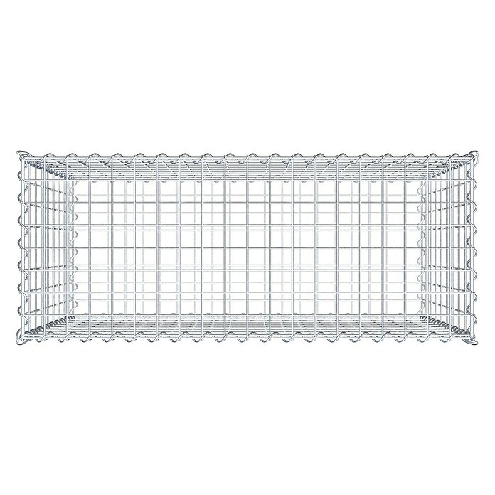 Gabiona Gabione (100 x 40 x 90 cm, Metall, Maschenbreite: 50 mm, Maschenhöhe: 100 mm) | BAUHAUS
