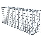 Gabiona Gabione Typ 2 (Zum Anbau in der Länge, 100 x 20 x 40 cm, Stahl, Maschenbreite: 50 mm, Maschenhöhe: 50 mm, Spirale) | BAUHAUS