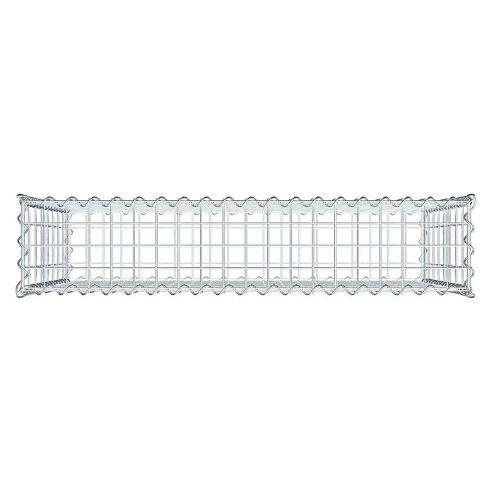 Gabiona Gabione (100 x 20 x 80 cm, Metall, Maschenbreite: 50 mm, Maschenhöhe: 100 mm) | BAUHAUS