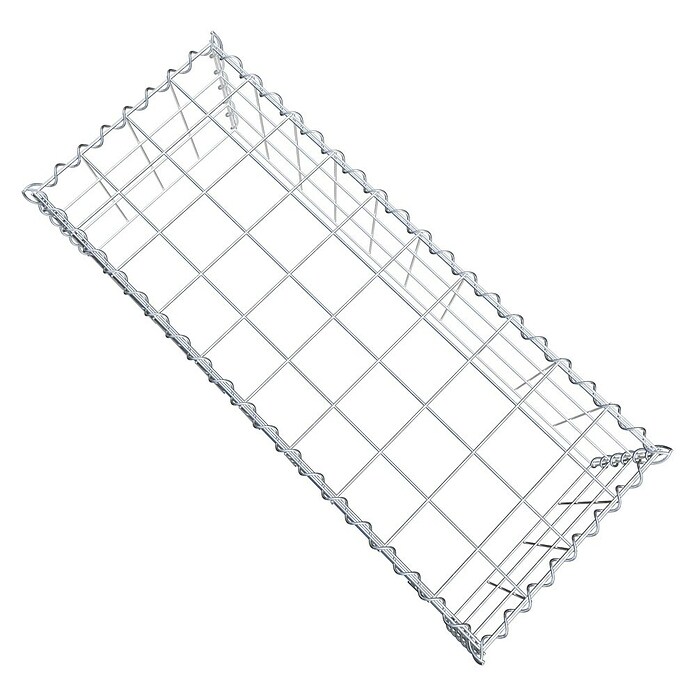 Gabiona Gabione Typ 3 (Zum Anbau in der Höhe, 100 x 40 x 30 cm, Stahl, Maschenbreite: 100 mm, Maschenhöhe: 100 mm, Spirale) | BAUHAUS