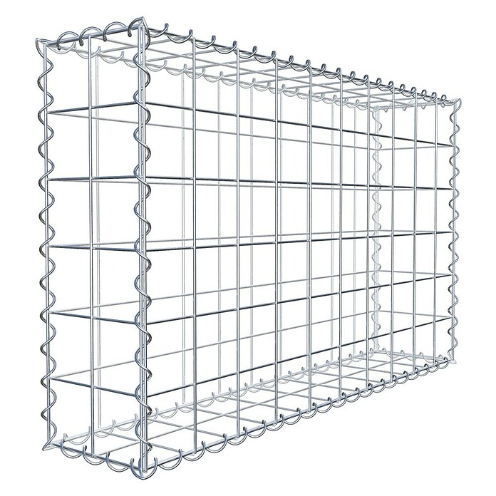 Gabiona Gabione (100 x 20 x 60 cm, Metall, Maschenbreite: 100 mm, Maschenhöhe: 100 mm) | BAUHAUS