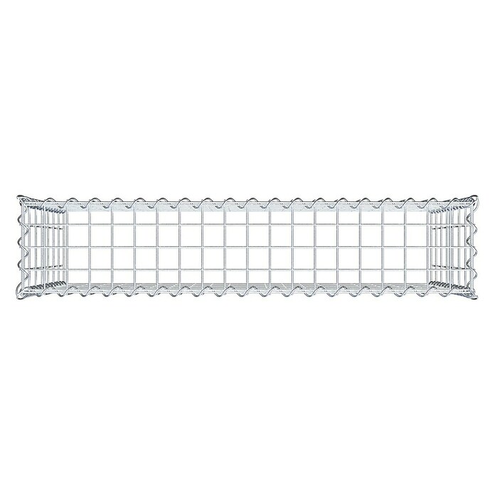 Gabiona Gabione Typ 3 (Zum Anbau in der Höhe, 100 x 20 x 70 cm, Stahl, Maschenbreite: 50 mm, Maschenhöhe: 100 mm, Spirale) | BAUHAUS